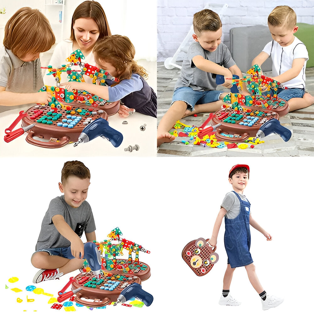 Montessori Inspired Building Set For Kids STEM Activity Kit | Temsk