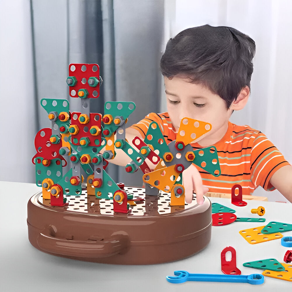Montessori Inspired Building Set For Kids STEM Activity Kit | Temsk