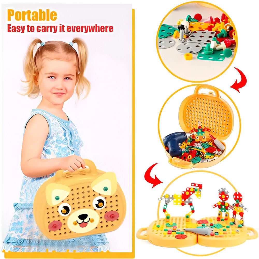 Montessori Inspired Building Set For Kids STEM Activity Kit | Temsk