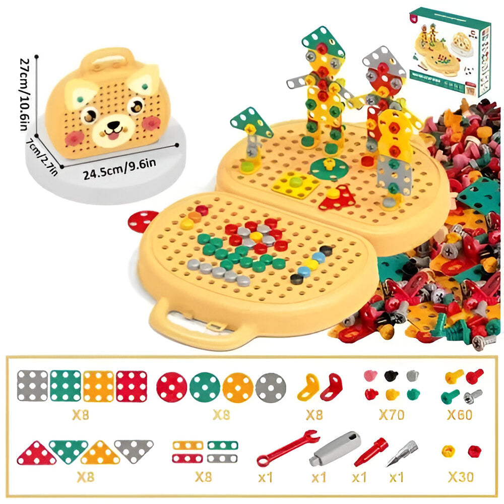 Montessori Inspired Building Set For Kids STEM Activity Kit | Temsk