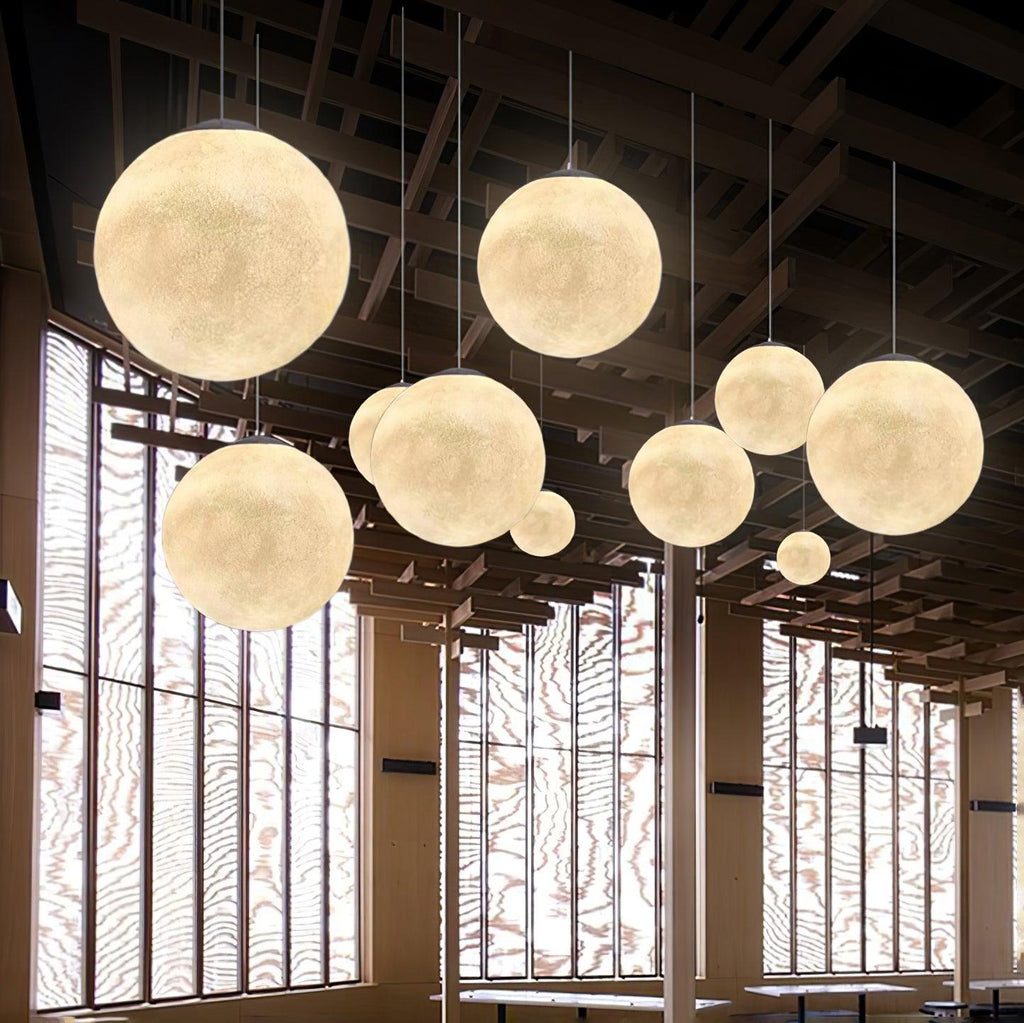 Aurelian Glow Pendant Light for Soft Moonlit Ambiance in Any Room | Snurv | Temsk
