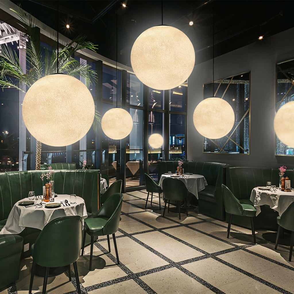 Aurelian Glow Pendant Light for Soft Moonlit Ambiance in Any Room | Snurv | Temsk