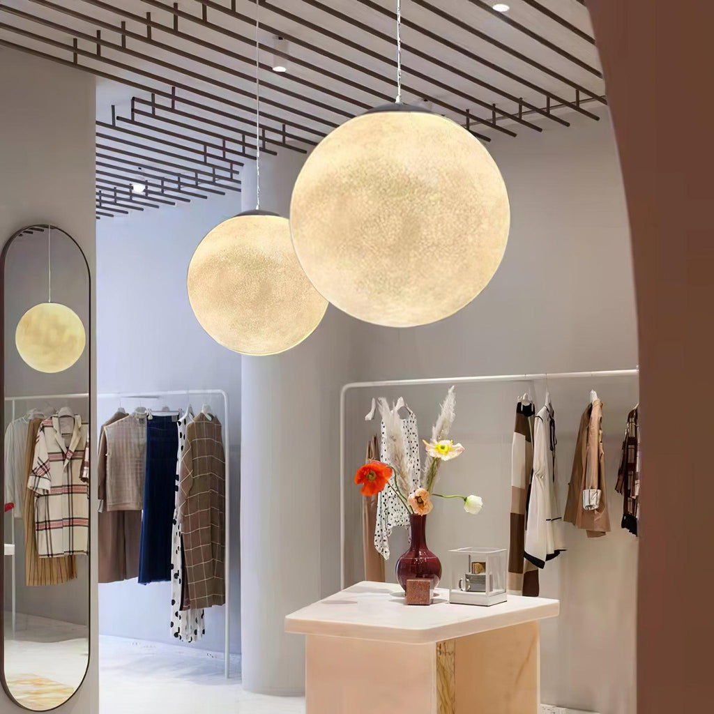 Aurelian Glow Pendant Light for Soft Moonlit Ambiance in Any Room | Snurv | Temsk