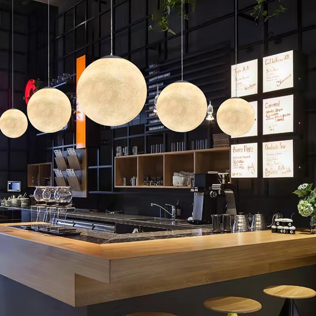 Aurelian Glow Pendant Light for Soft Moonlit Ambiance in Any Room | Snurv | Temsk
