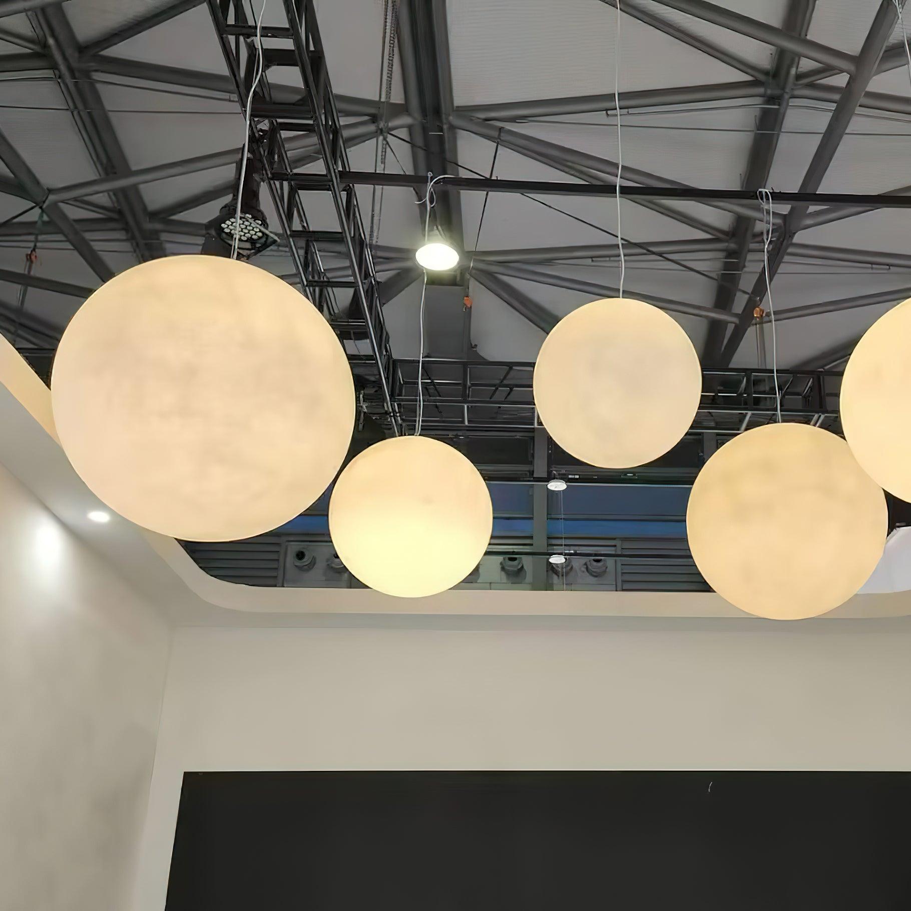 Aurelian Glow Pendant Light for Soft Moonlit Ambiance in Any Room | Snurv | Temsk
