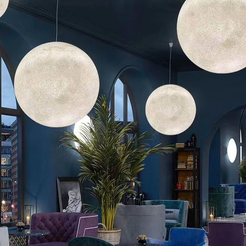 Aurelian Glow Pendant Light for Soft Moonlit Ambiance in Any Room | Snurv | Temsk