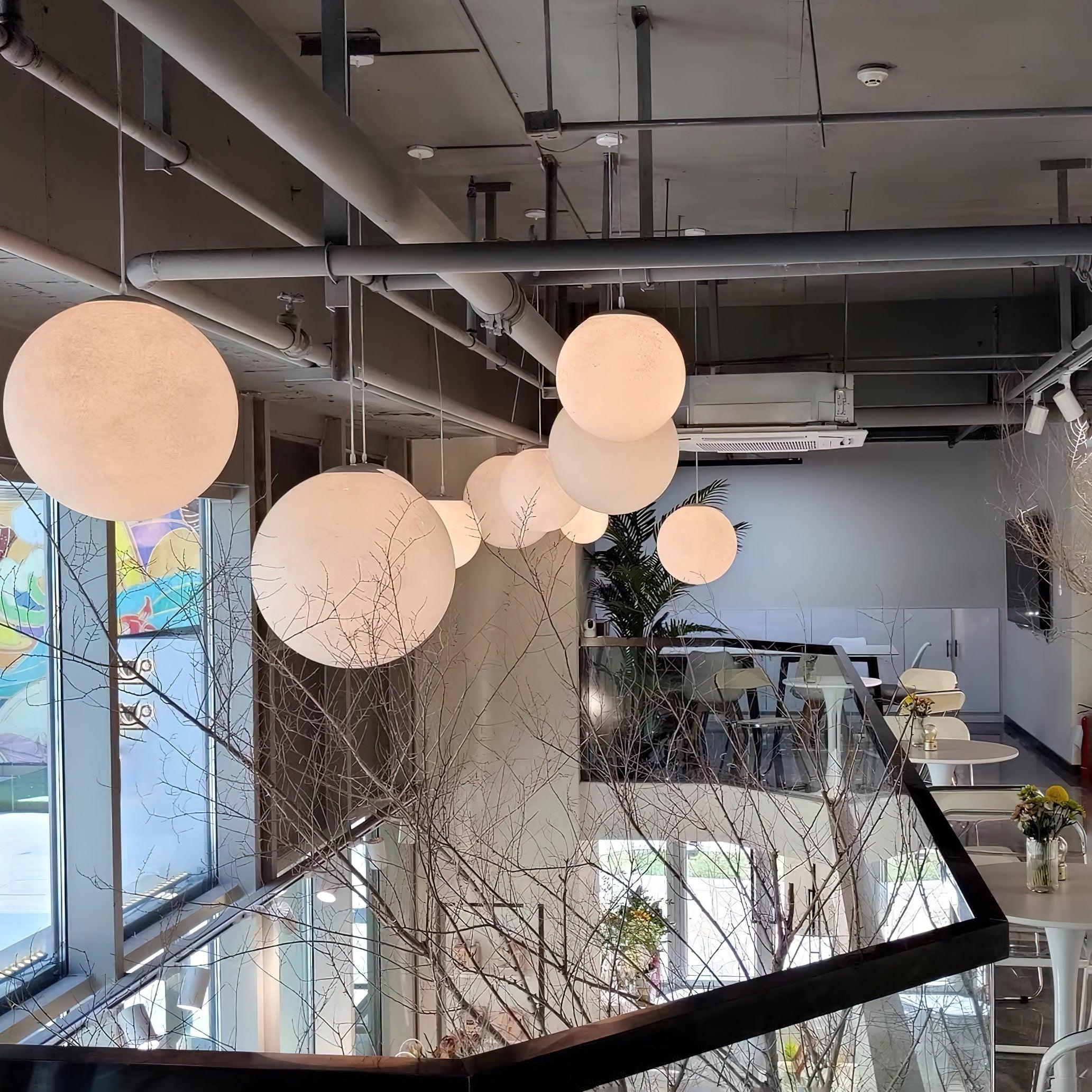 Aurelian Glow Pendant Light for Soft Moonlit Ambiance in Any Room | Snurv | Temsk