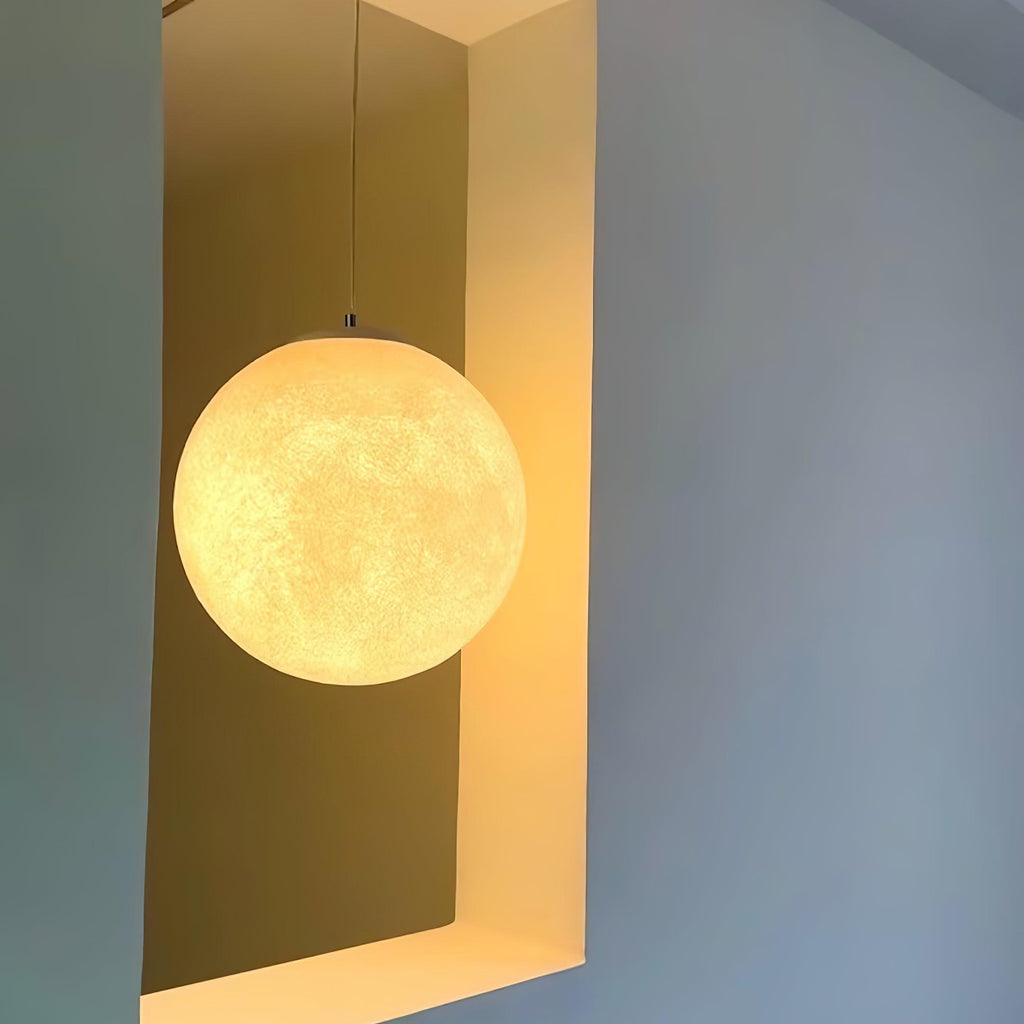 Aurelian Glow Pendant Light for Soft Moonlit Ambiance in Any Room | Snurv | Temsk