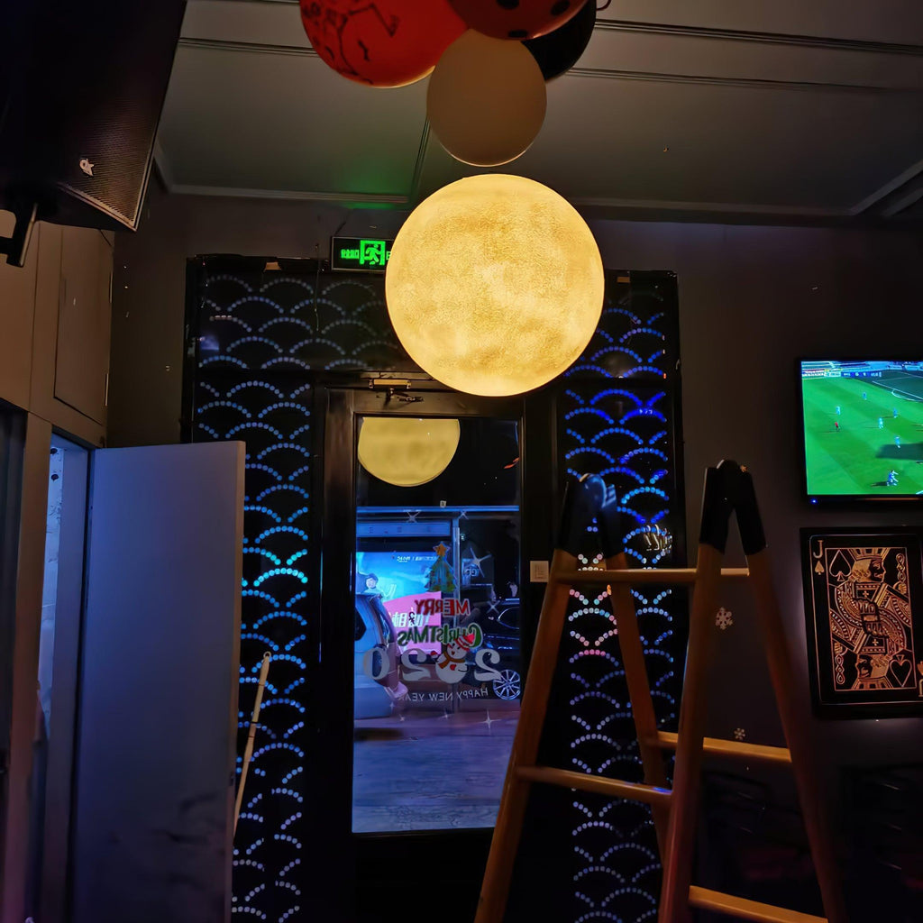 Aurelian Glow Pendant Light for Soft Moonlit Ambiance in Any Room | Snurv | Temsk