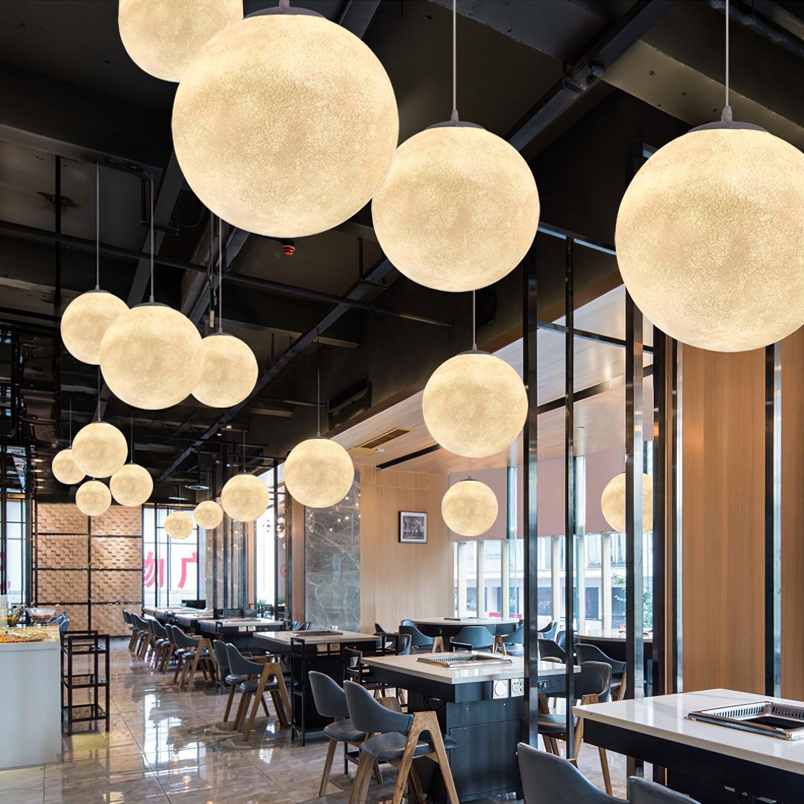 Aurelian Glow Pendant Light for Soft Moonlit Ambiance in Any Room | Snurv | Temsk