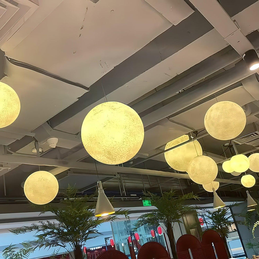 Aurelian Glow Pendant Light for Soft Moonlit Ambiance in Any Room | Snurv | Temsk