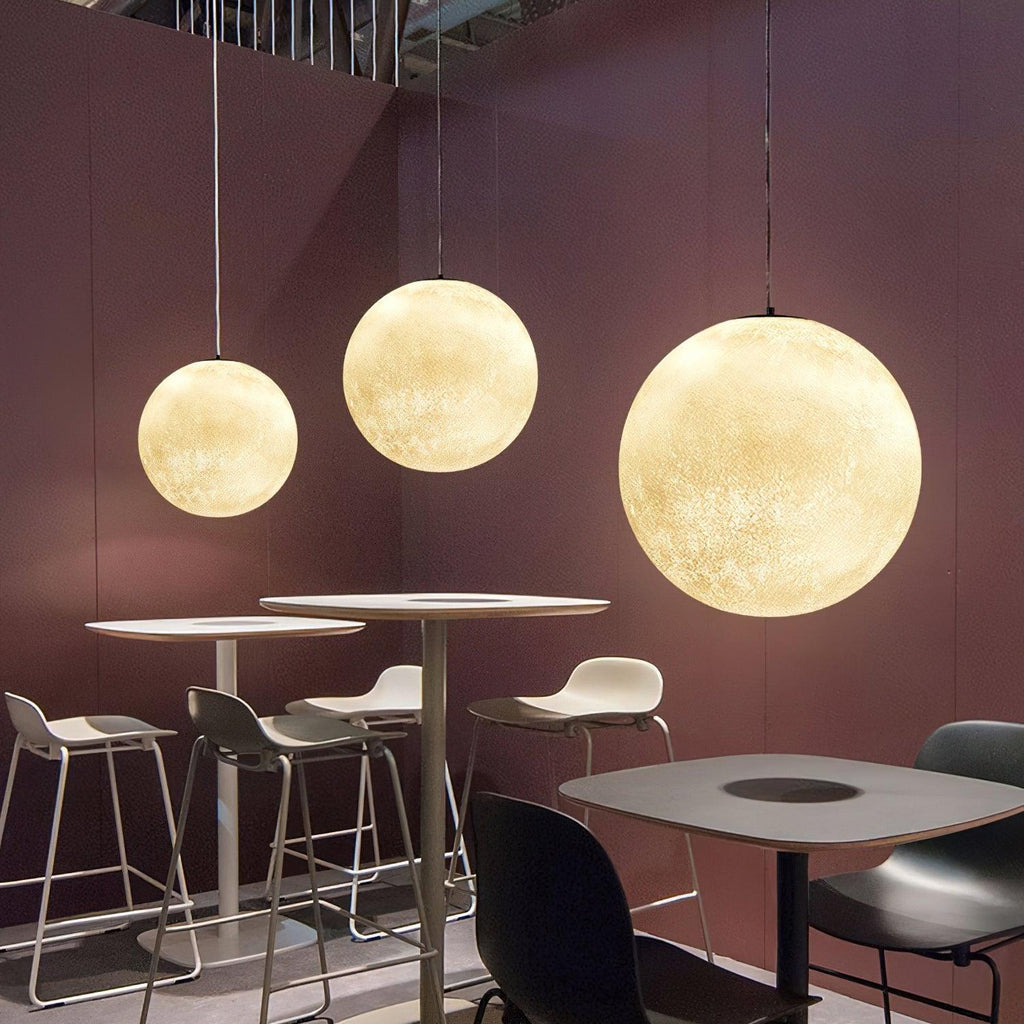 Aurelian Glow Pendant Light for Soft Moonlit Ambiance in Any Room | Snurv | Temsk