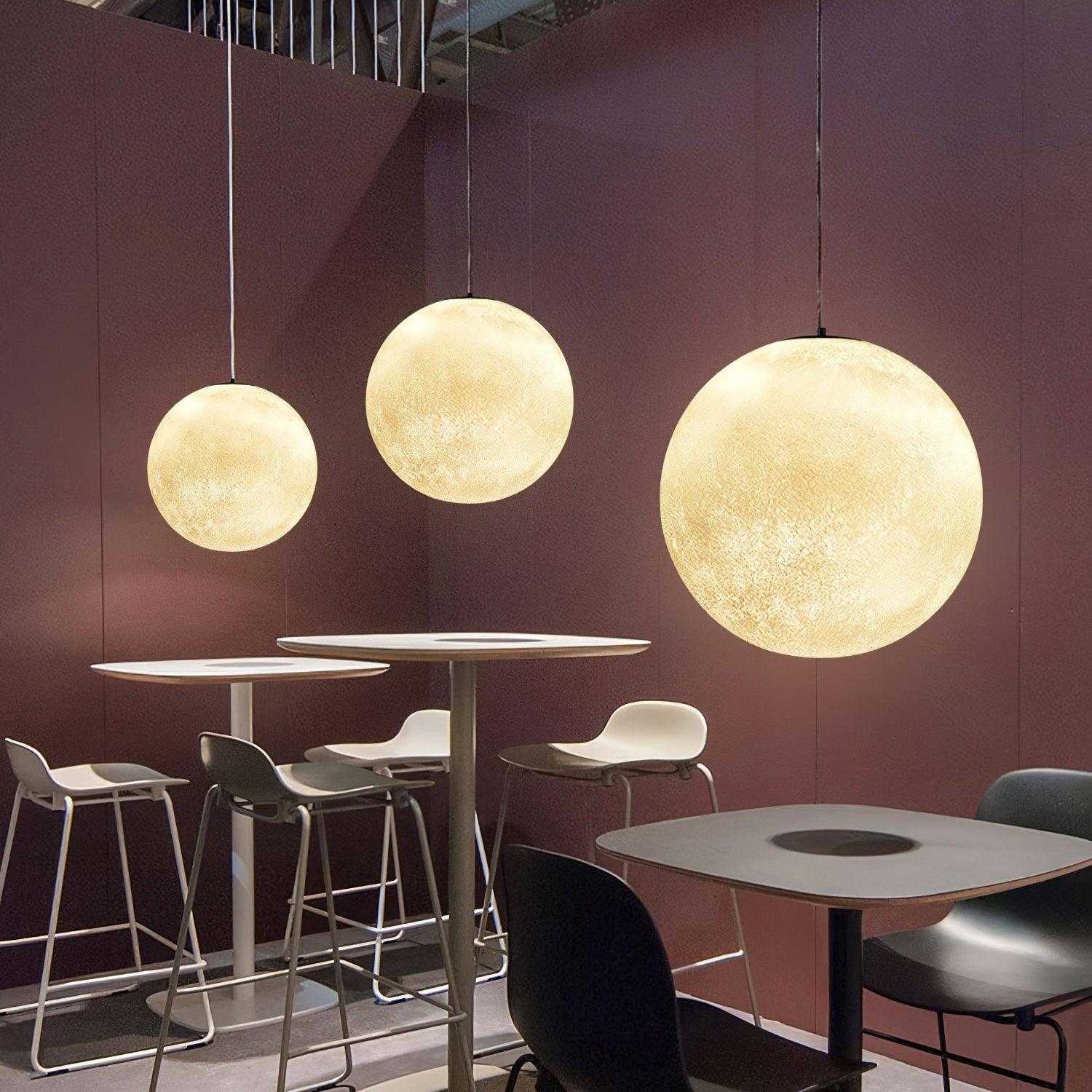 Aurelian Glow Pendant Light for Soft Moonlit Ambiance in Any Room | Snurv | Temsk
