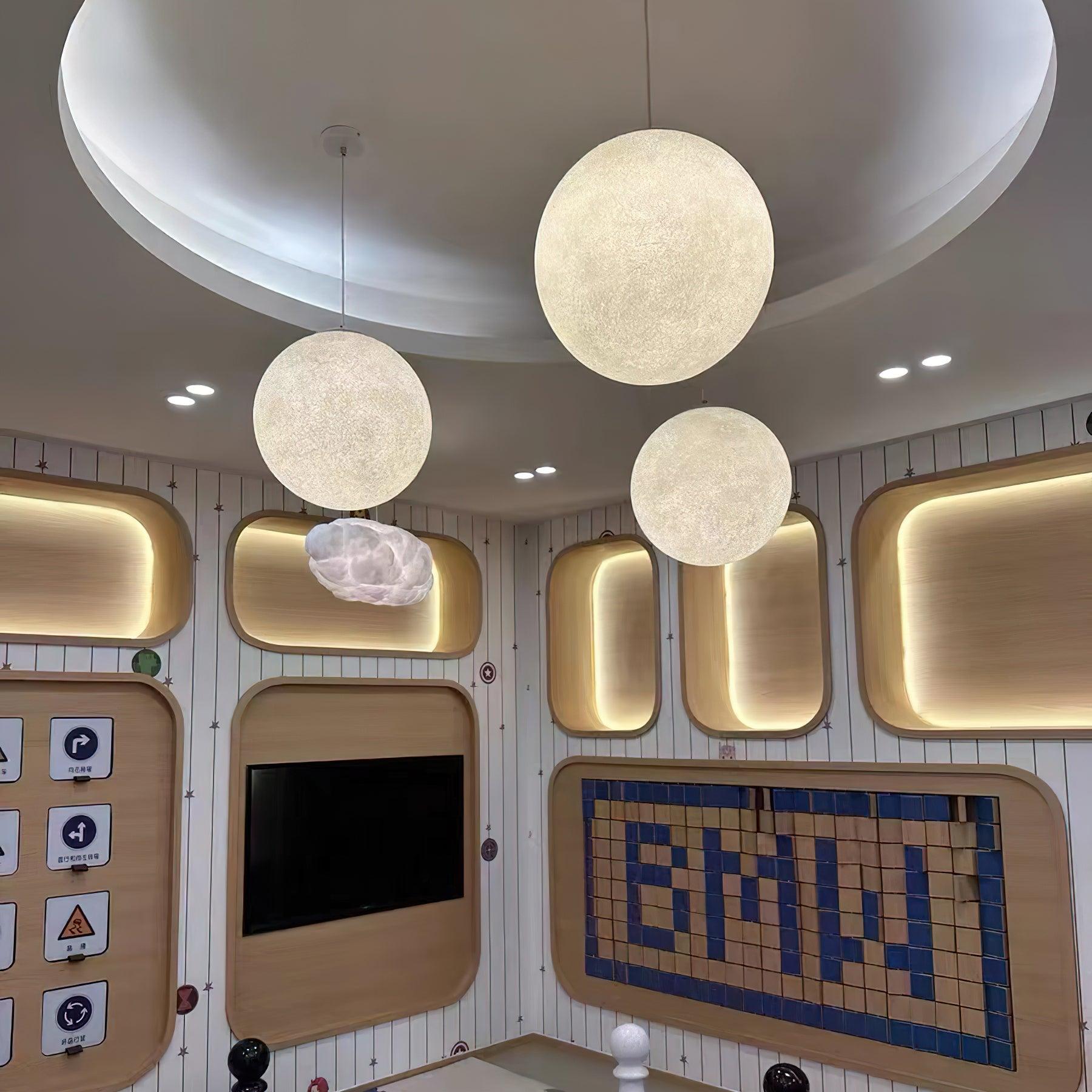 Aurelian Glow Pendant Light for Soft Moonlit Ambiance in Any Room | Snurv | Temsk
