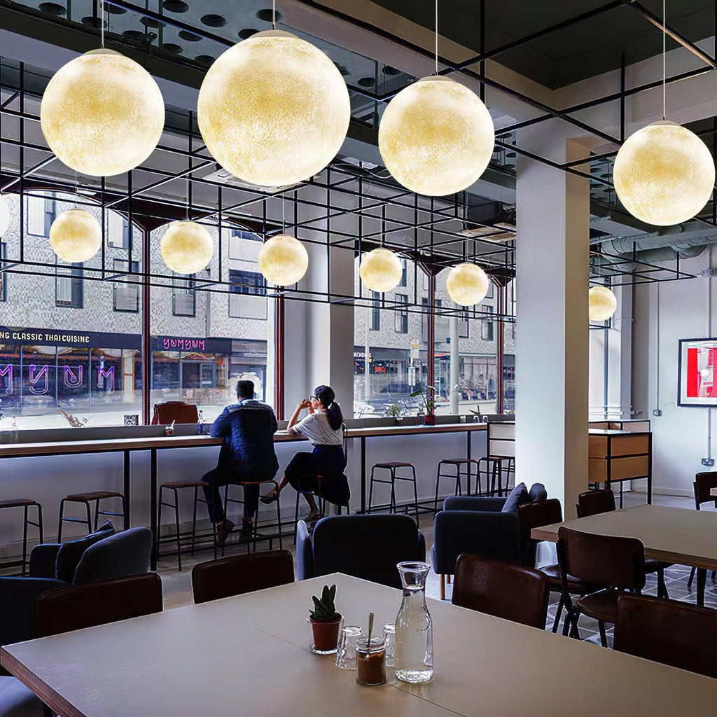 Aurelian Glow Pendant Light for Soft Moonlit Ambiance in Any Room | Snurv | Temsk