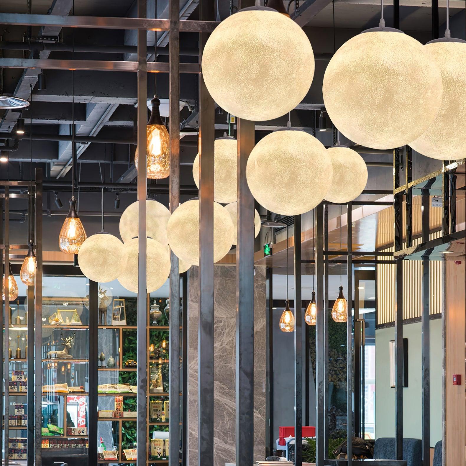 Aurelian Glow Pendant Light for Soft Moonlit Ambiance in Any Room | Snurv | Temsk