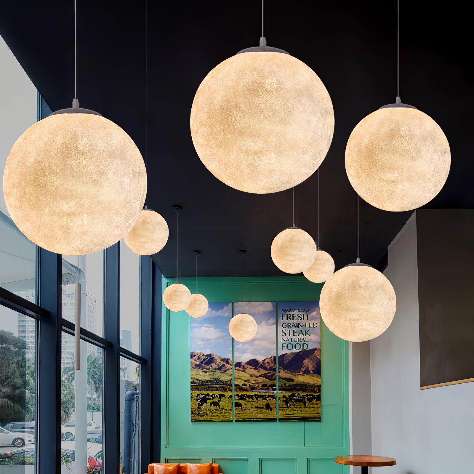 Aurelian Glow Pendant Light for Soft Moonlit Ambiance in Any Room | Snurv | Temsk