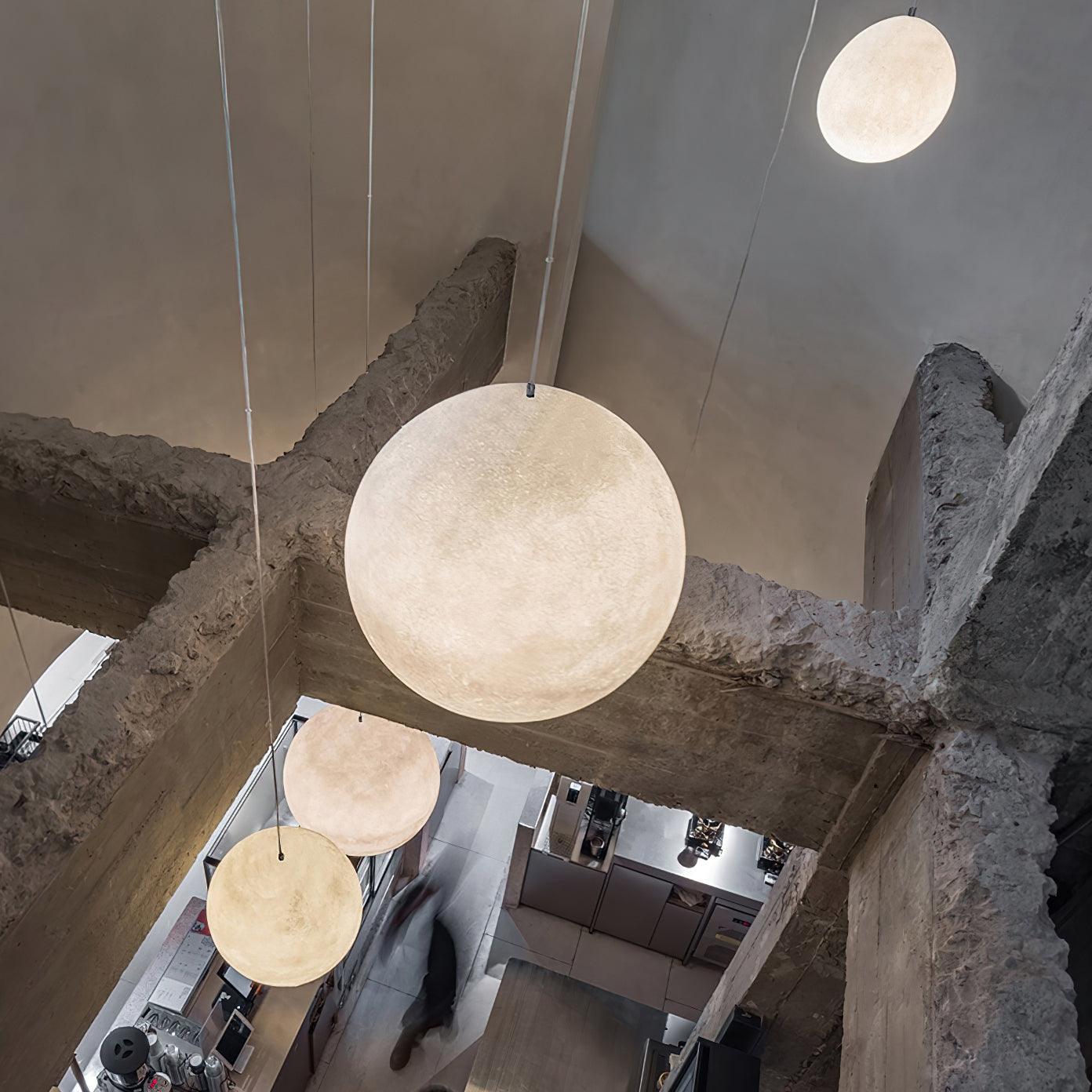 Aurelian Glow Pendant Light for Soft Moonlit Ambiance in Any Room | Snurv | Temsk