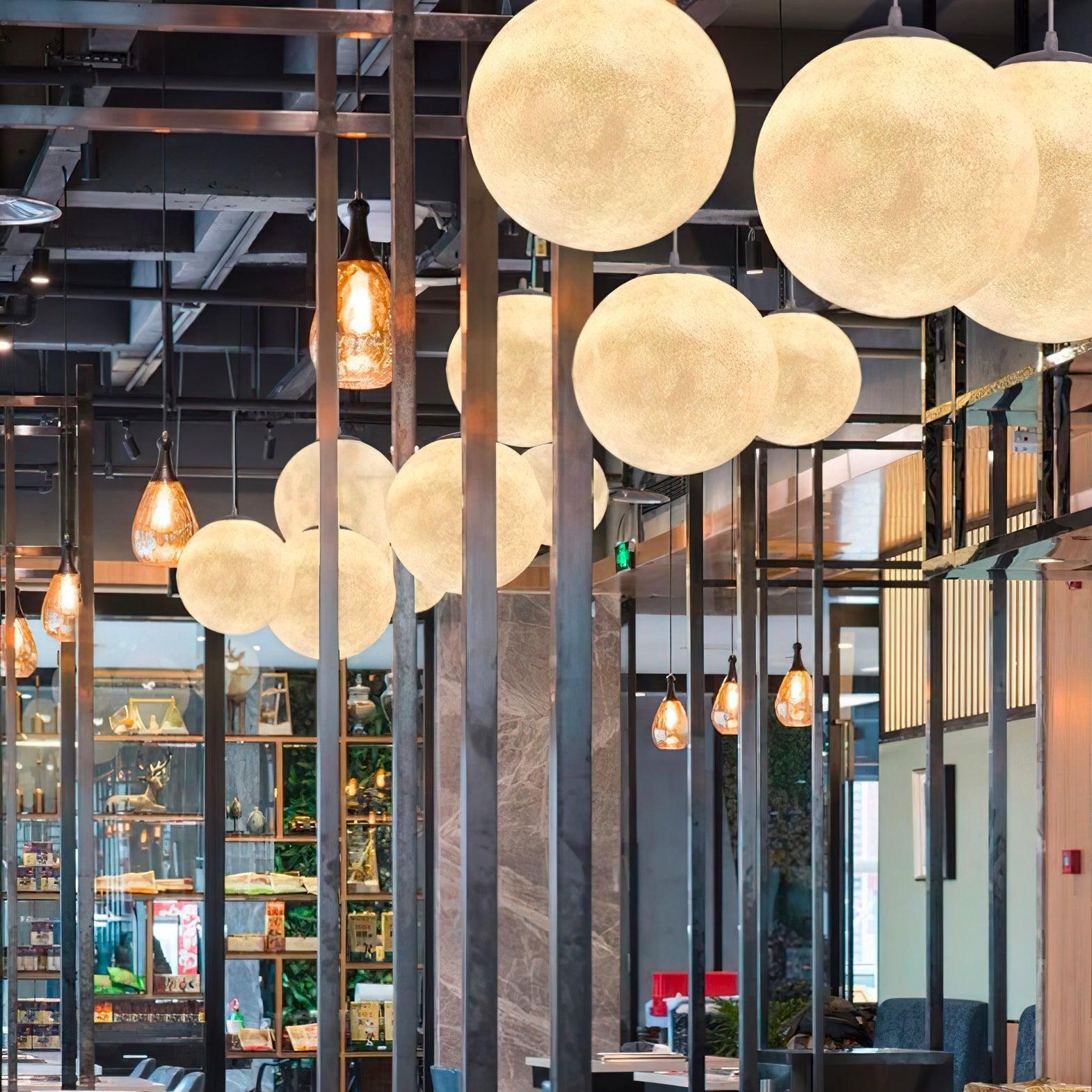 Aurelian Glow Pendant Light for Soft Moonlit Ambiance in Any Room | Snurv | Temsk