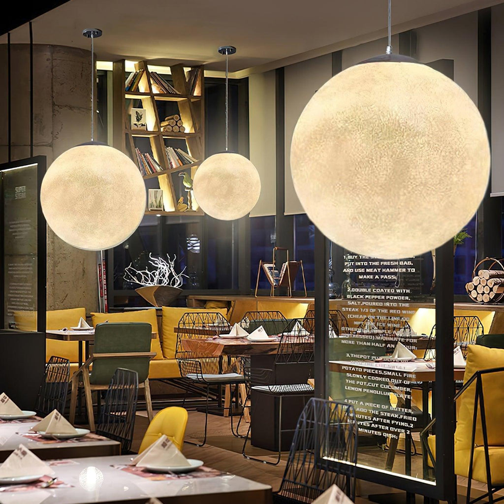 Aurelian Glow Pendant Light for Soft Moonlit Ambiance in Any Room | Snurv | Temsk