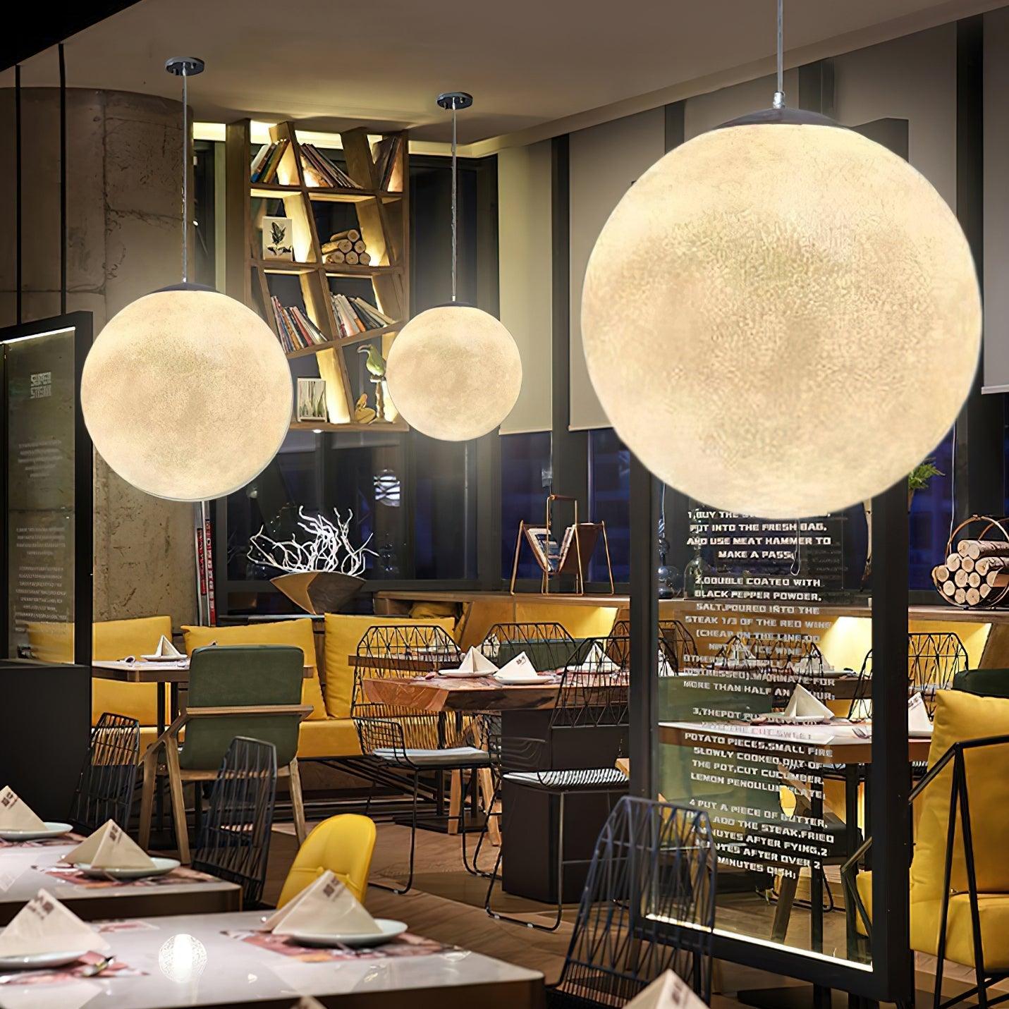 Aurelian Glow Pendant Light for Soft Moonlit Ambiance in Any Room | Snurv | Temsk