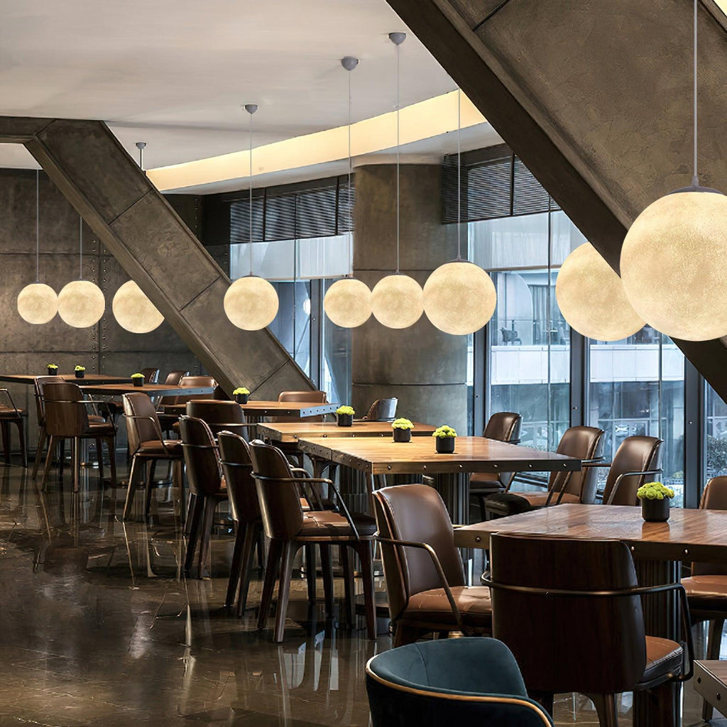 Aurelian Glow Pendant Light for Soft Moonlit Ambiance in Any Room | Snurv | Temsk