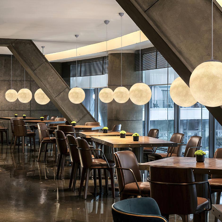 Aurelian Glow Pendant Light for Soft Moonlit Ambiance in Any Room | Snurv | Temsk