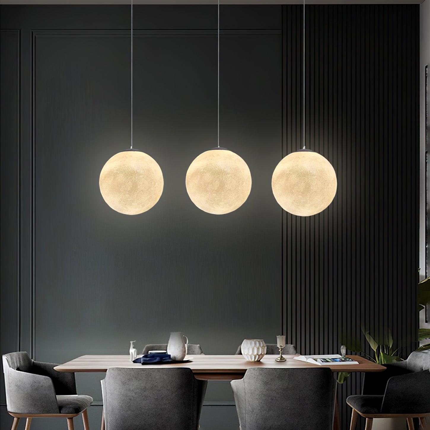 Aurelian Glow Pendant Light for Soft Moonlit Ambiance in Any Room | Snurv | Temsk