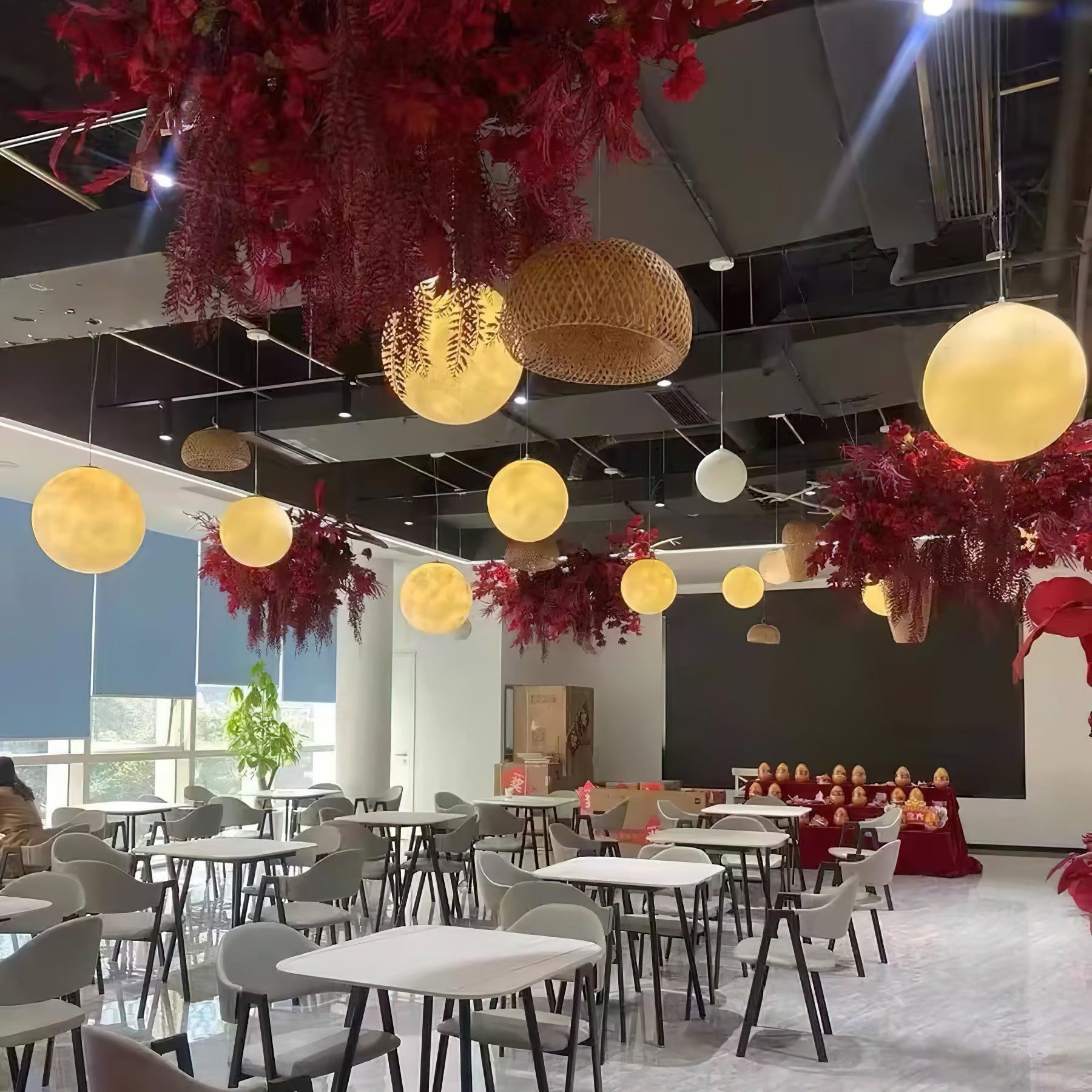 Aurelian Glow Pendant Light for Soft Moonlit Ambiance in Any Room | Snurv | Temsk
