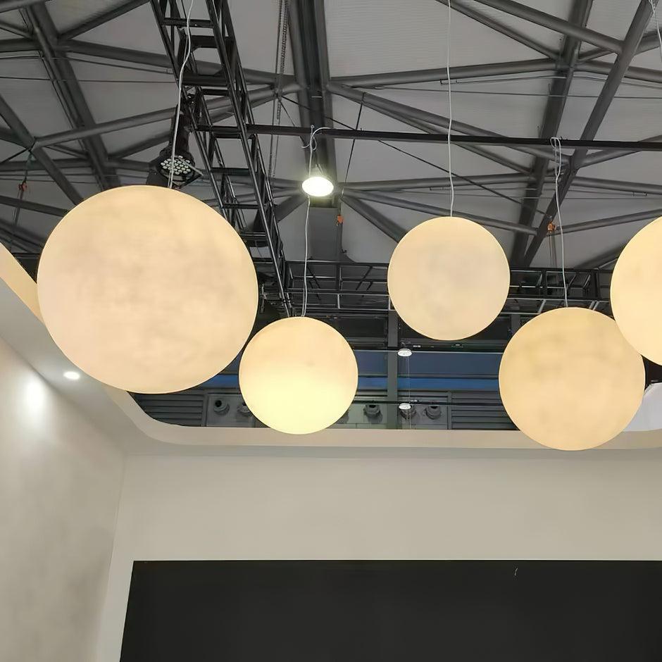 Aurelian Glow Pendant Light for Soft Moonlit Ambiance in Any Room | Snurv | Temsk