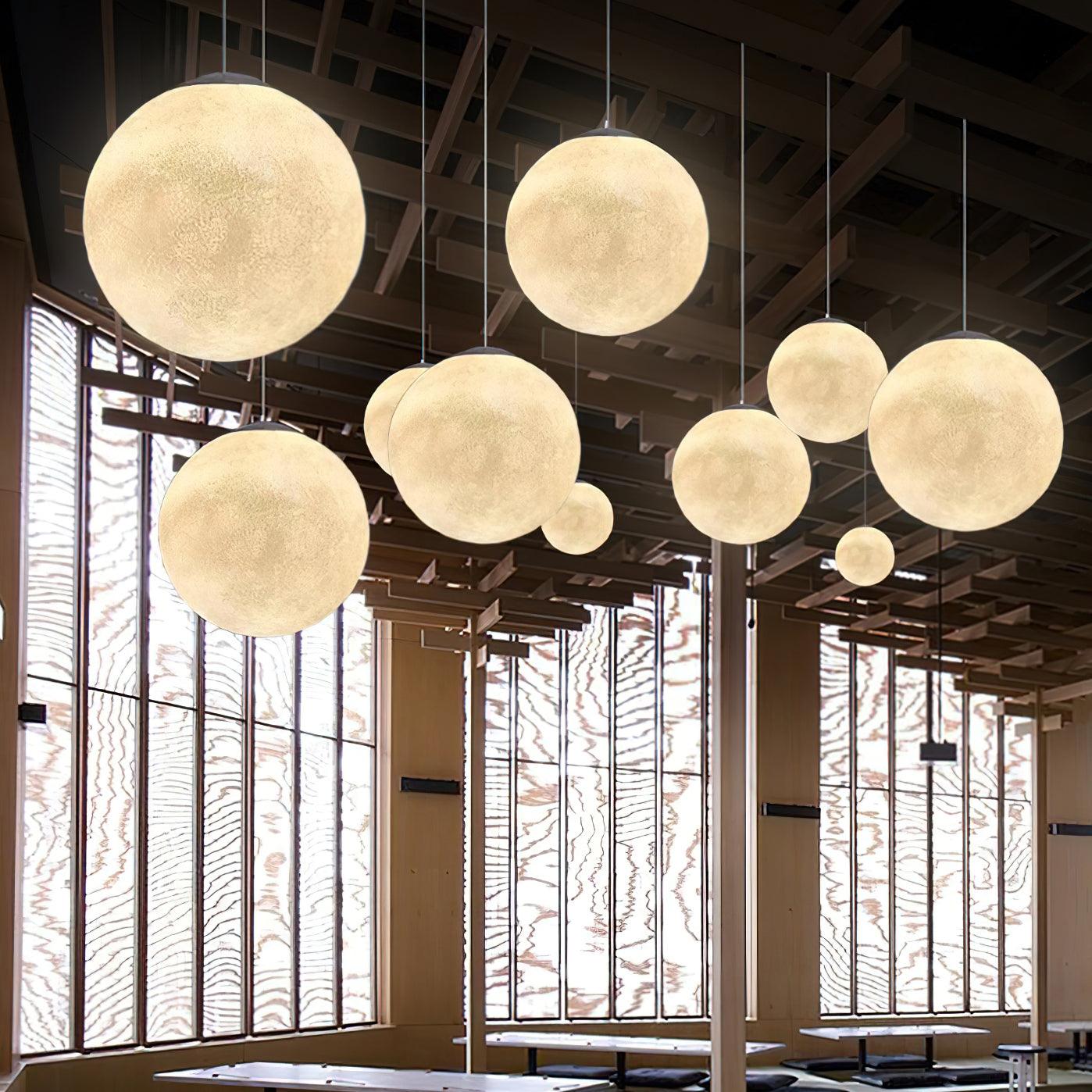 Aurelian Glow Pendant Light for Soft Moonlit Ambiance in Any Room | Snurv | Temsk
