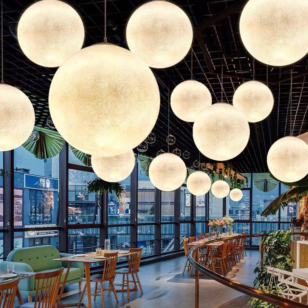Aurelian Glow Pendant Light for Soft Moonlit Ambiance in Any Room | Snurv | Temsk