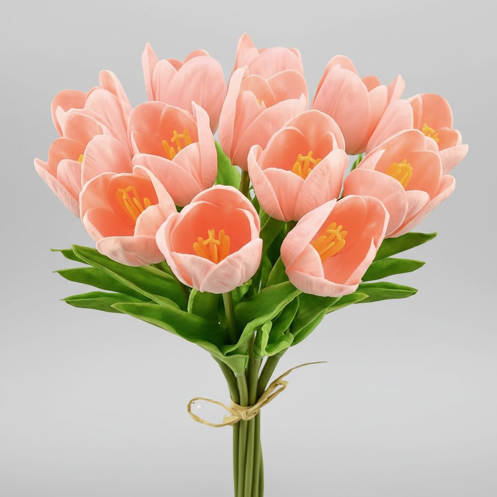 Mother's Day Real-Touch Tulips With PU Stems Bouquet | Temsk