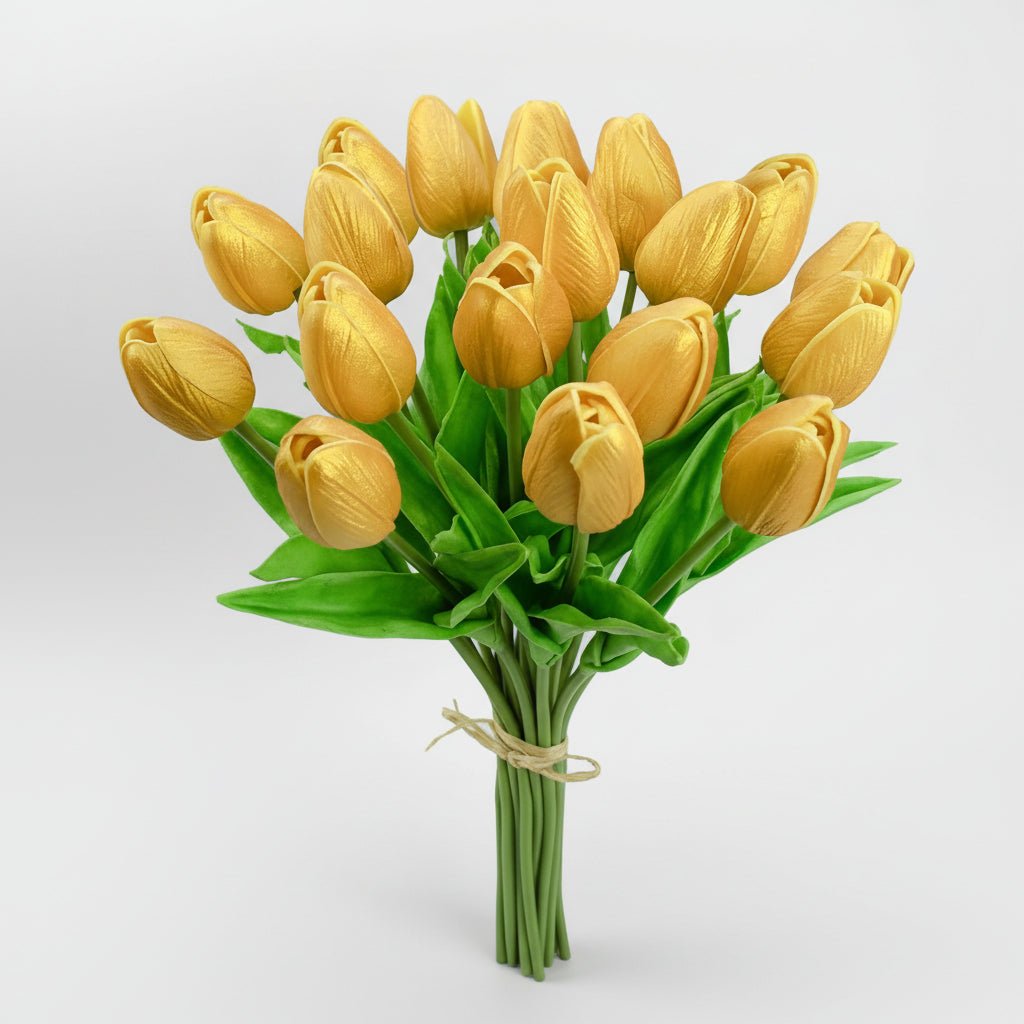 Mother's Day Real-Touch Tulips With PU Stems Bouquet | Temsk