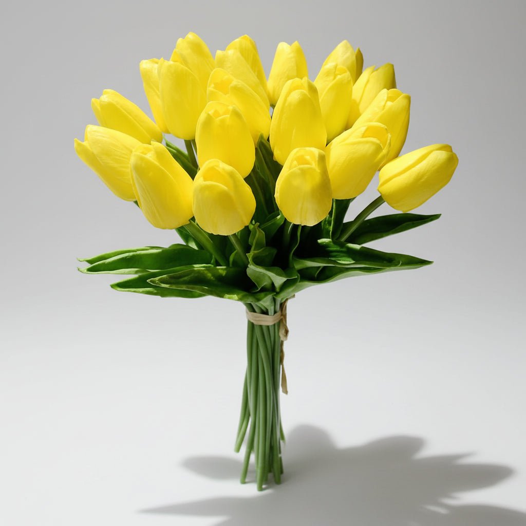 Mother's Day Real-Touch Tulips With PU Stems Bouquet | Temsk