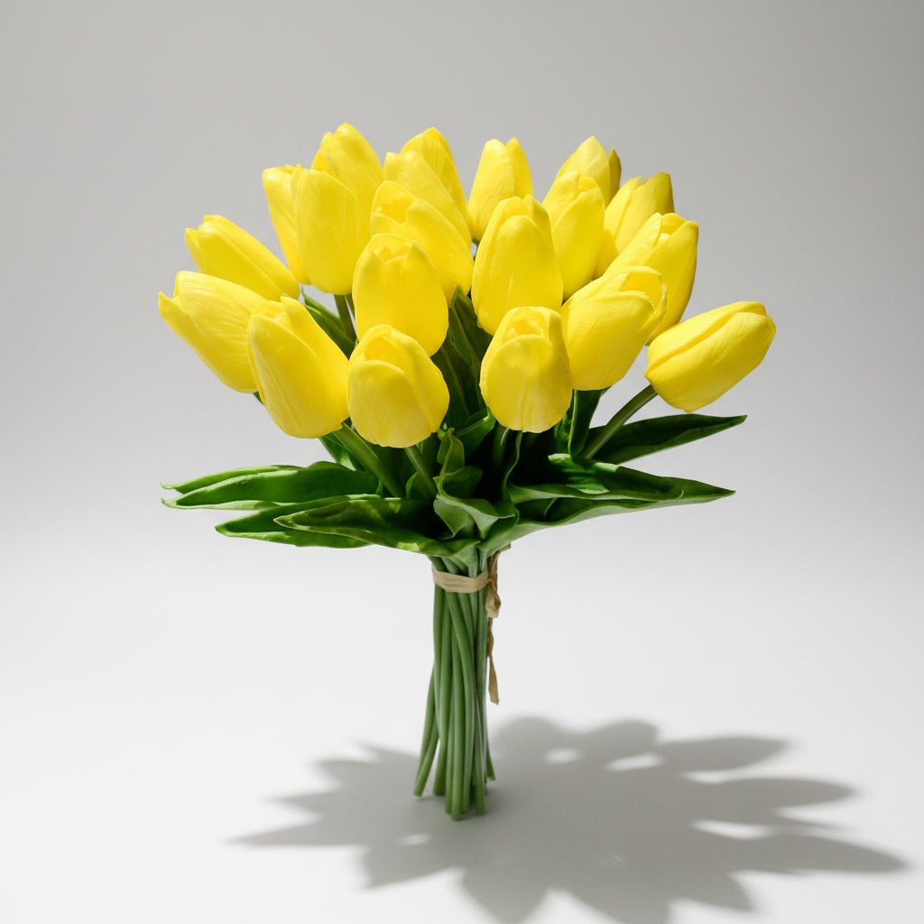 Mother's Day Real-Touch Tulips With PU Stems Bouquet | Temsk