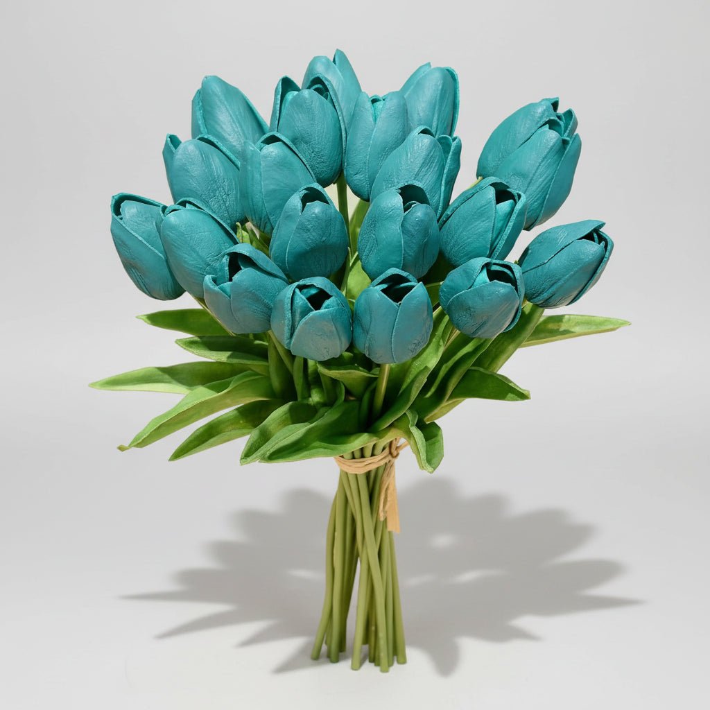 Mother's Day Real-Touch Tulips With PU Stems Bouquet | Temsk