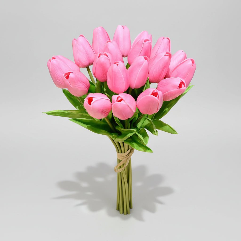 Mother's Day Real-Touch Tulips With PU Stems Bouquet | Temsk