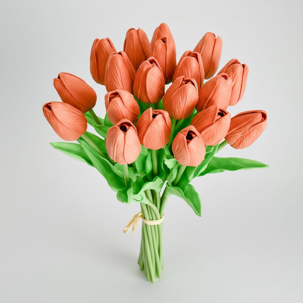 Mother's Day Real-Touch Tulips With PU Stems Bouquet | Temsk