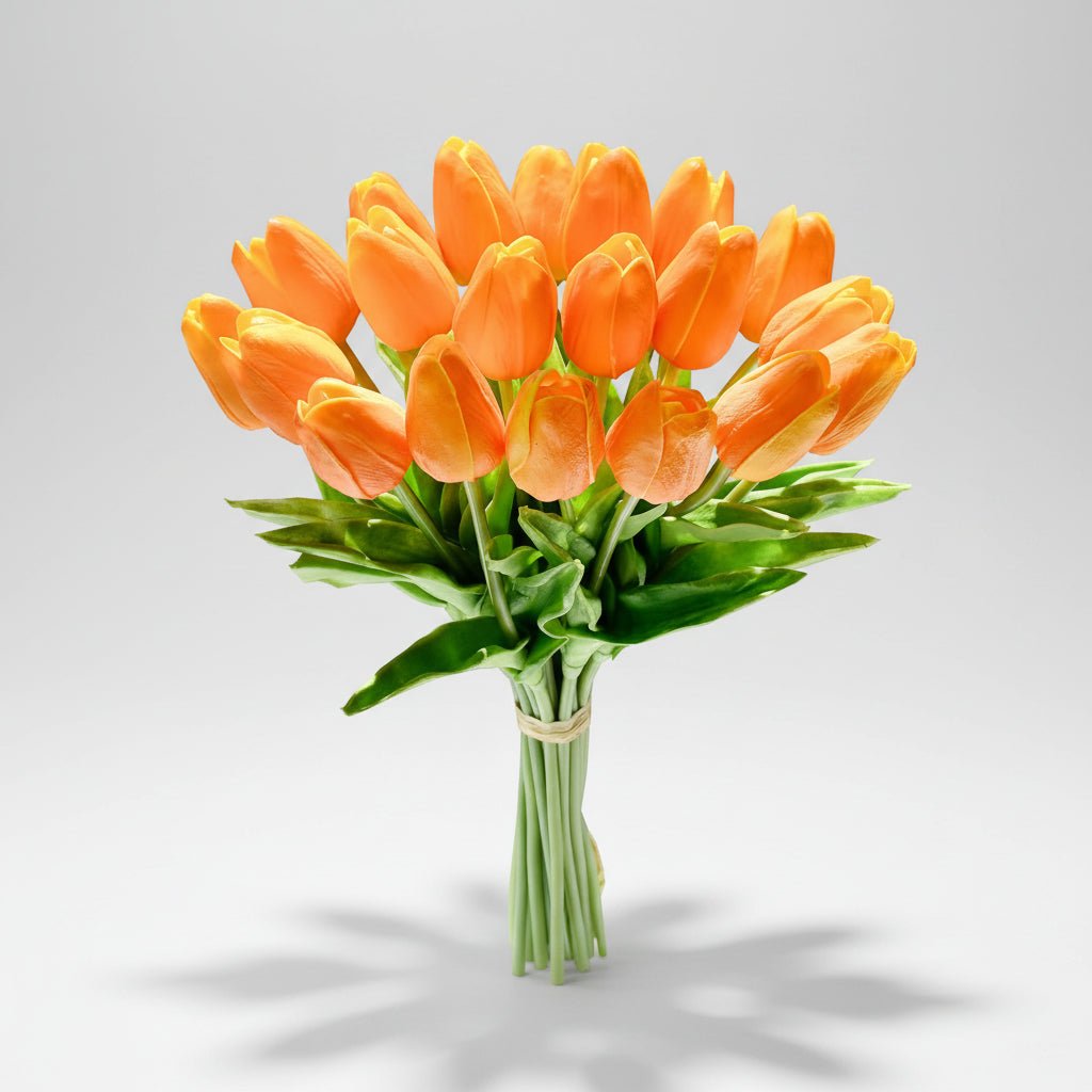 Mother's Day Real-Touch Tulips With PU Stems Bouquet | Temsk
