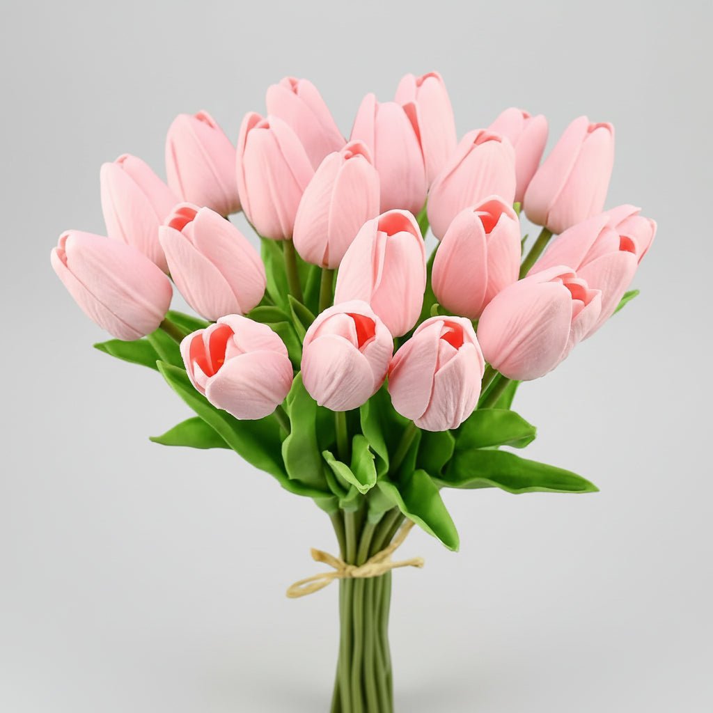 Mother's Day Real-Touch Tulips With PU Stems Bouquet | Temsk