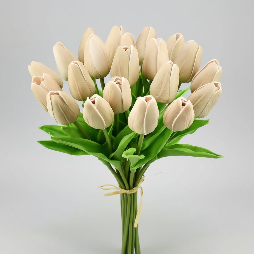 Mother's Day Real-Touch Tulips With PU Stems Bouquet | Temsk