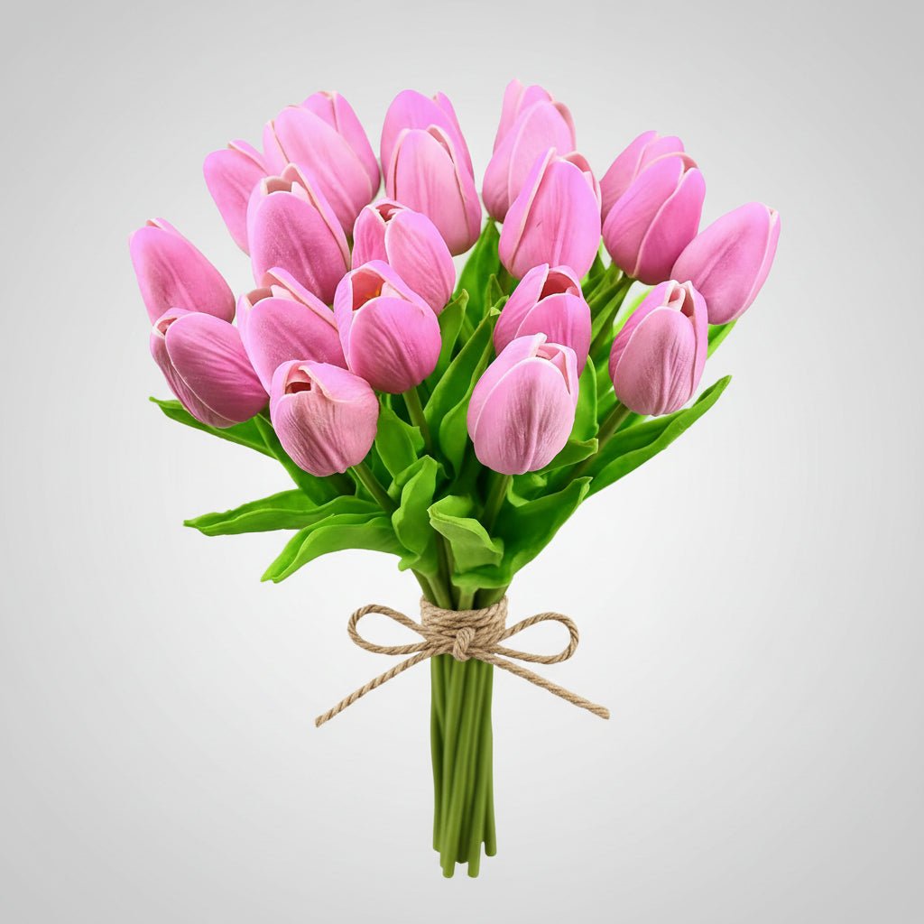 Mother's Day Real-Touch Tulips With PU Stems Bouquet | Temsk