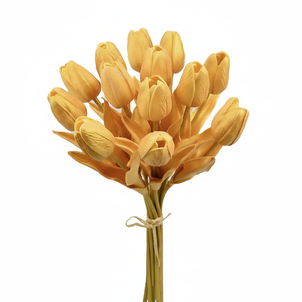 Mother's Day Real-Touch Tulips With PU Stems Bouquet | Temsk