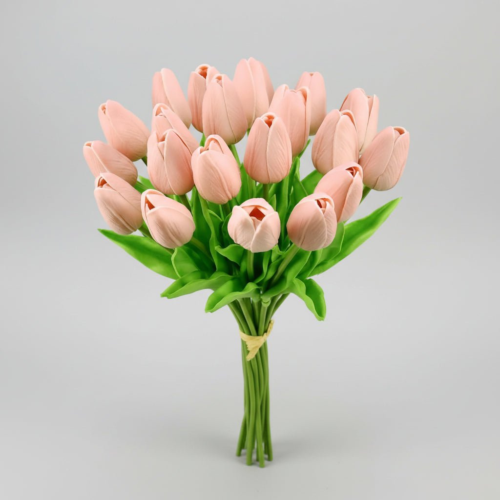 Mother's Day Real-Touch Tulips With PU Stems Bouquet | Temsk