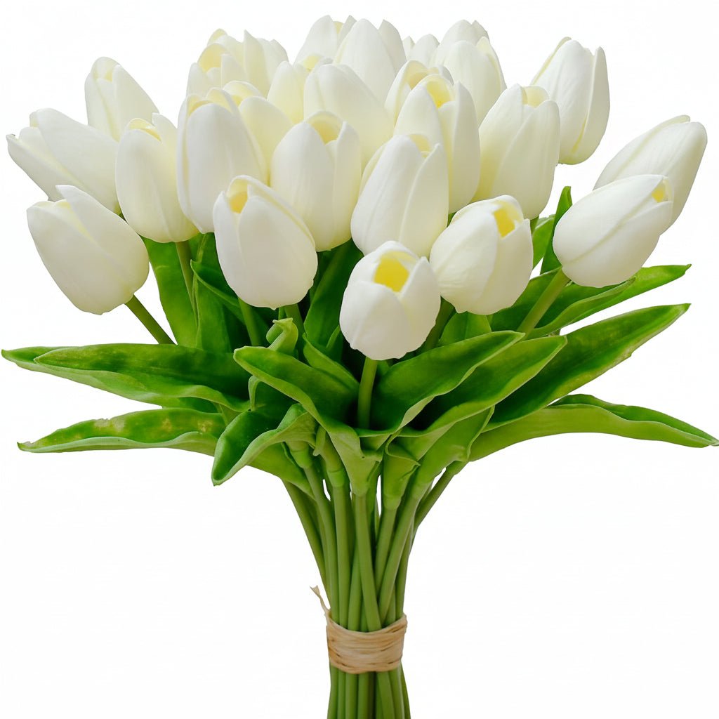 Mother's Day Real-Touch Tulips With PU Stems Bouquet | Temsk