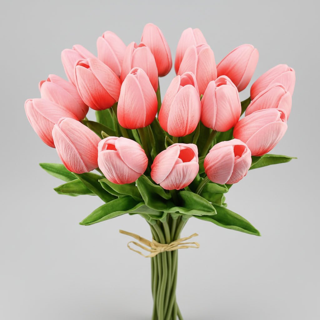 Mother's Day Real-Touch Tulips With PU Stems Bouquet | Temsk