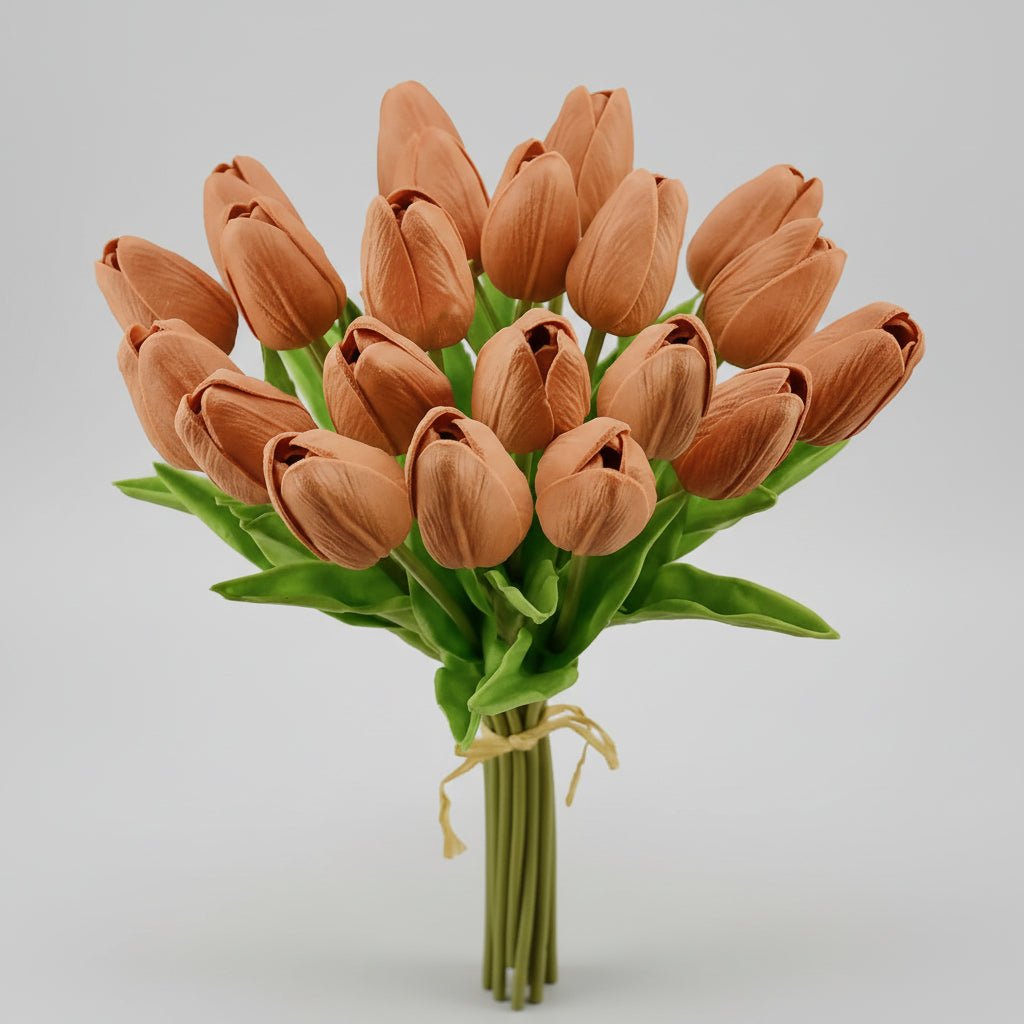 Mother's Day Real-Touch Tulips With PU Stems Bouquet | Temsk