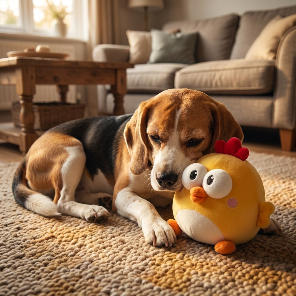 USB Rechargeable Motion-Activated Bouncing Chicken Toy For Dogs | Temsk