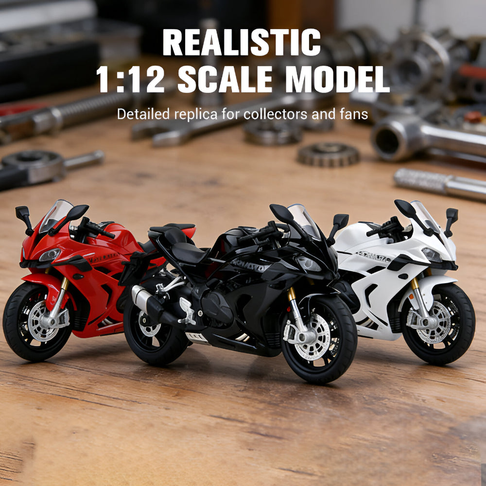 1:12 Scale Alloy Diecast Motorcycle Display Model Collectible | Temsk